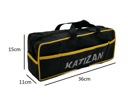 کیف ابزار کاتیزان پارچهای با ابعاد 36×15×11 سانتیمتر