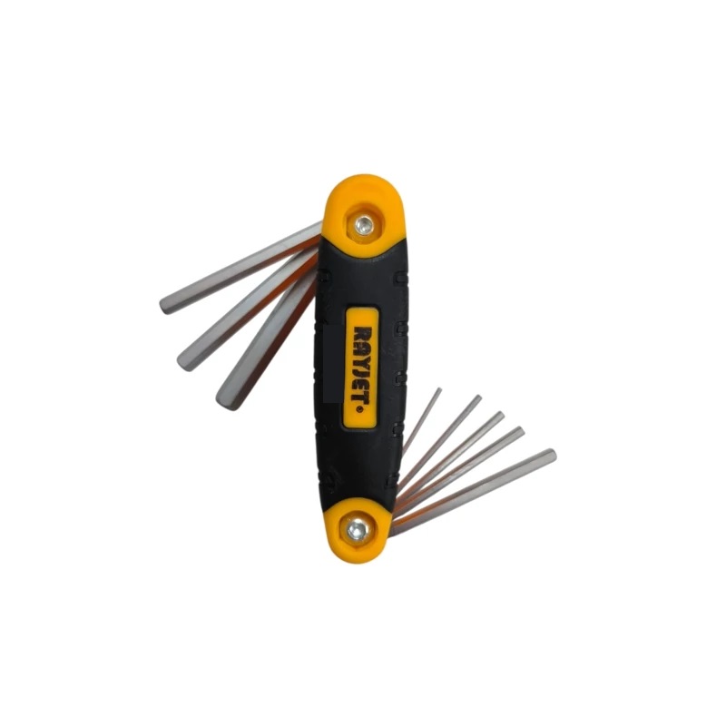 آچار آلن تاشو 8 عددی شش گوش رایجت RAYJET