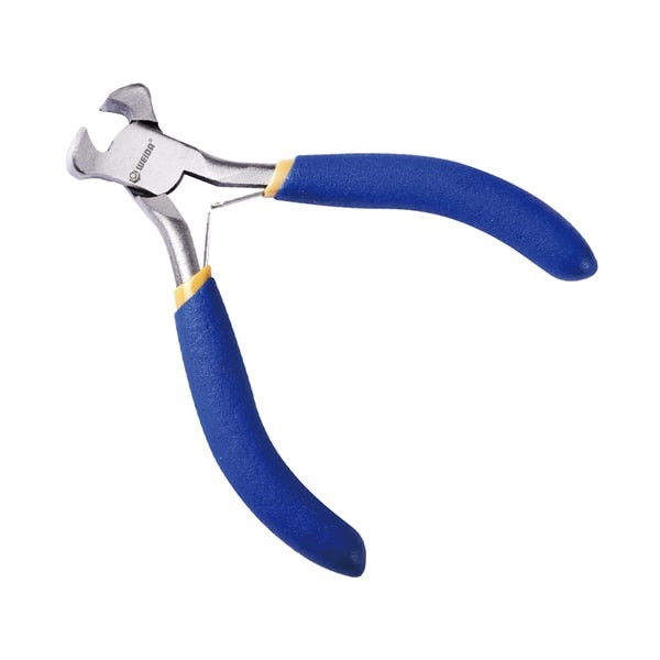 کف چین الکترونیکی مینی ویدا سایز 4.5 اینچ مدل W28655 با دسته دو رنگ آبی و زرد